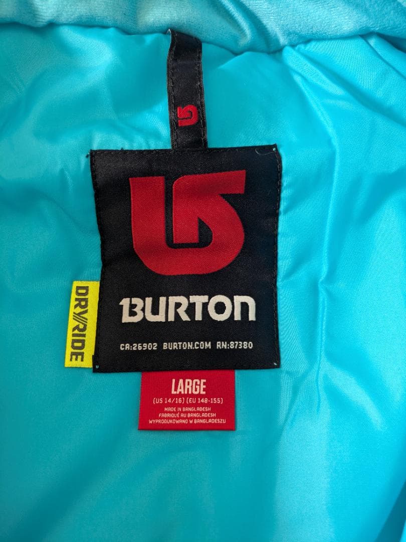 BURTON未使用　スノーボードウエア　ボーイズ