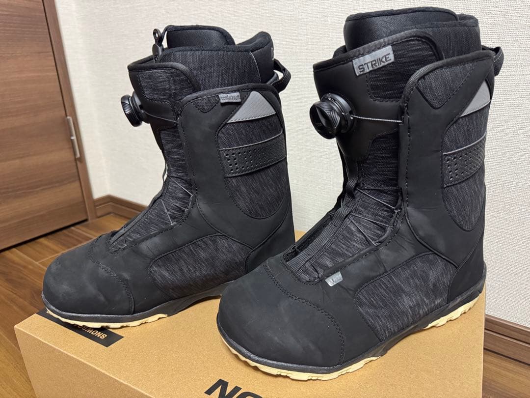 HEAD STRIKE BOAブラック スノーボードブーツ BOAシステム　28