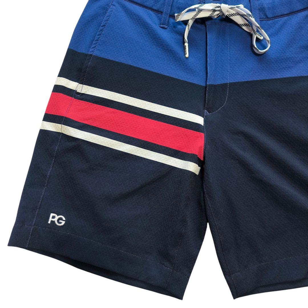 パーリーゲイツ ハーフパンツ メンズ サイズ4 ストレッチ ゴルフウェア 夏用