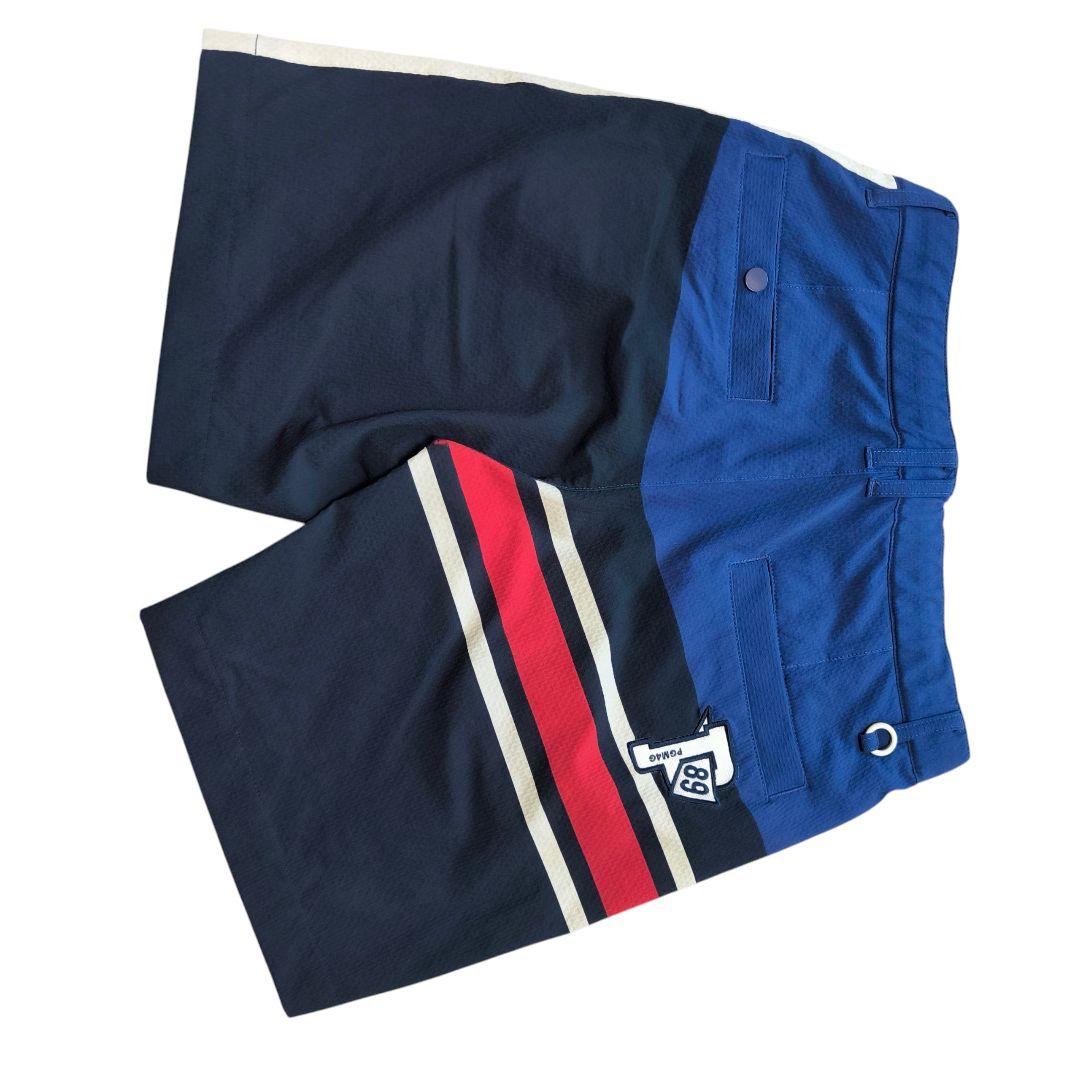パーリーゲイツ ハーフパンツ メンズ サイズ4 ストレッチ ゴルフウェア 夏用