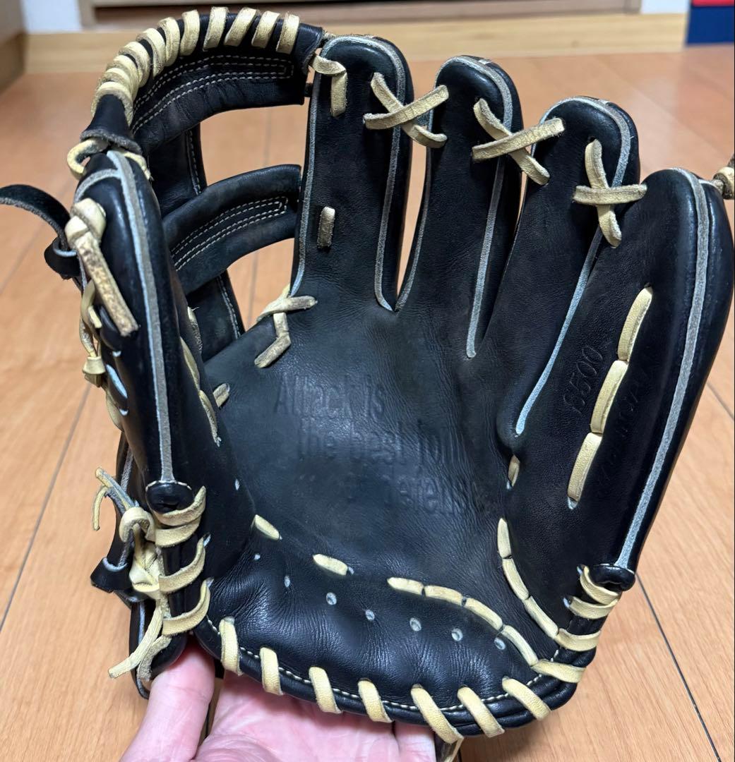 D×M ディーバイエム　数量限定商品！ 硬式内野手用グラブ S500 ブラック