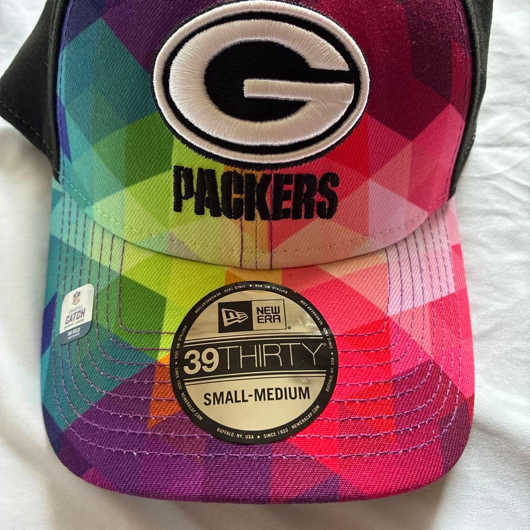 値下げ 新品未使用 S/M NFL パッカーズ ニューエラキャップ