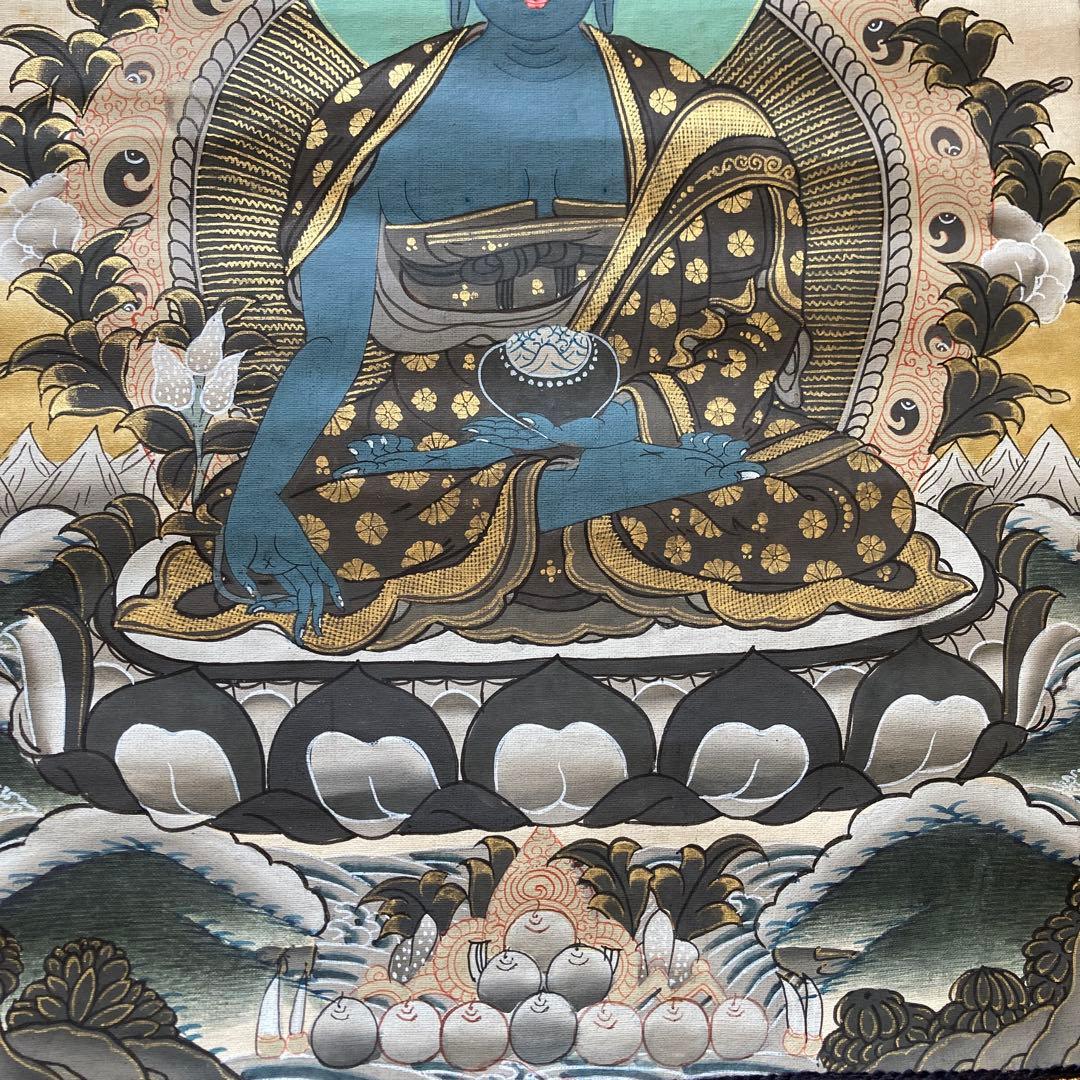 タンカペイント　釈迦牟尼仏陀