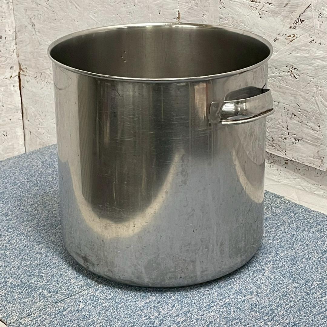 【厨房機器】 ステンレス製 28cm 寸胴鍋 厨房 厨房機器 ⑥ A1524