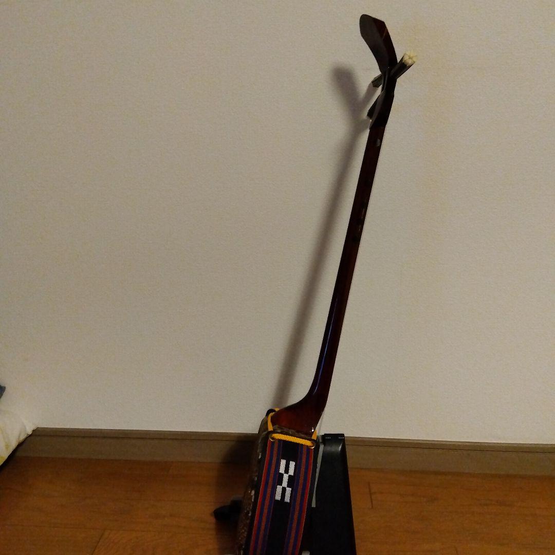 値下げ。三線 本体 　真壁型　八重山くるち　本皮
