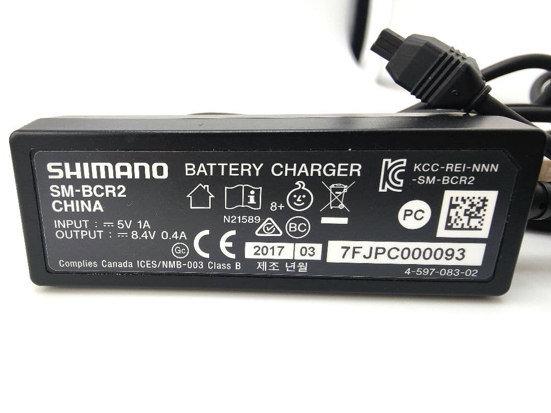 ロードバイク　 シマノDi2充電器　 充電ケーブル　SM-BCR2　美品☆