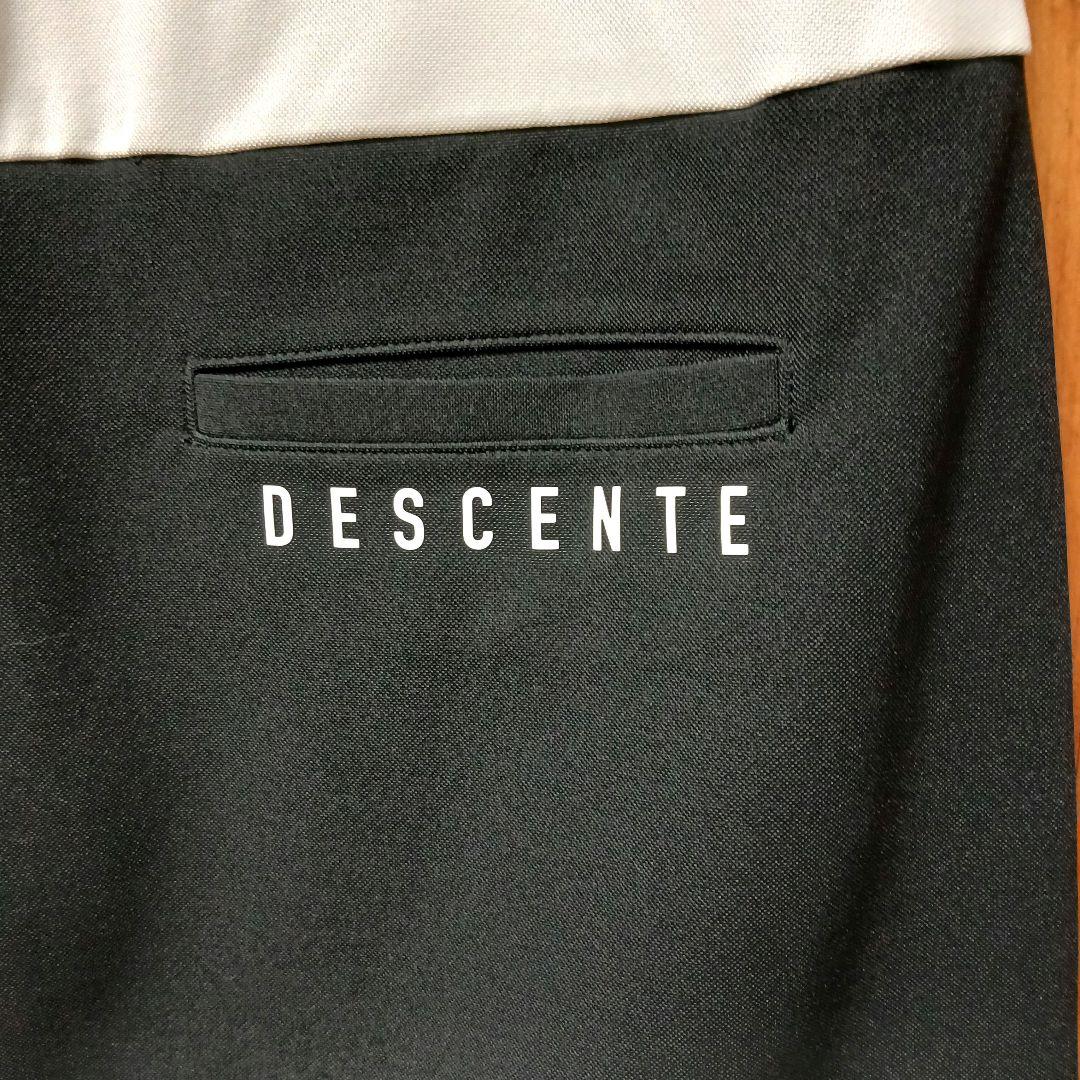 デサントゴルフ　レディース　ワンピース　半袖　ブラック　S　DESCENTE