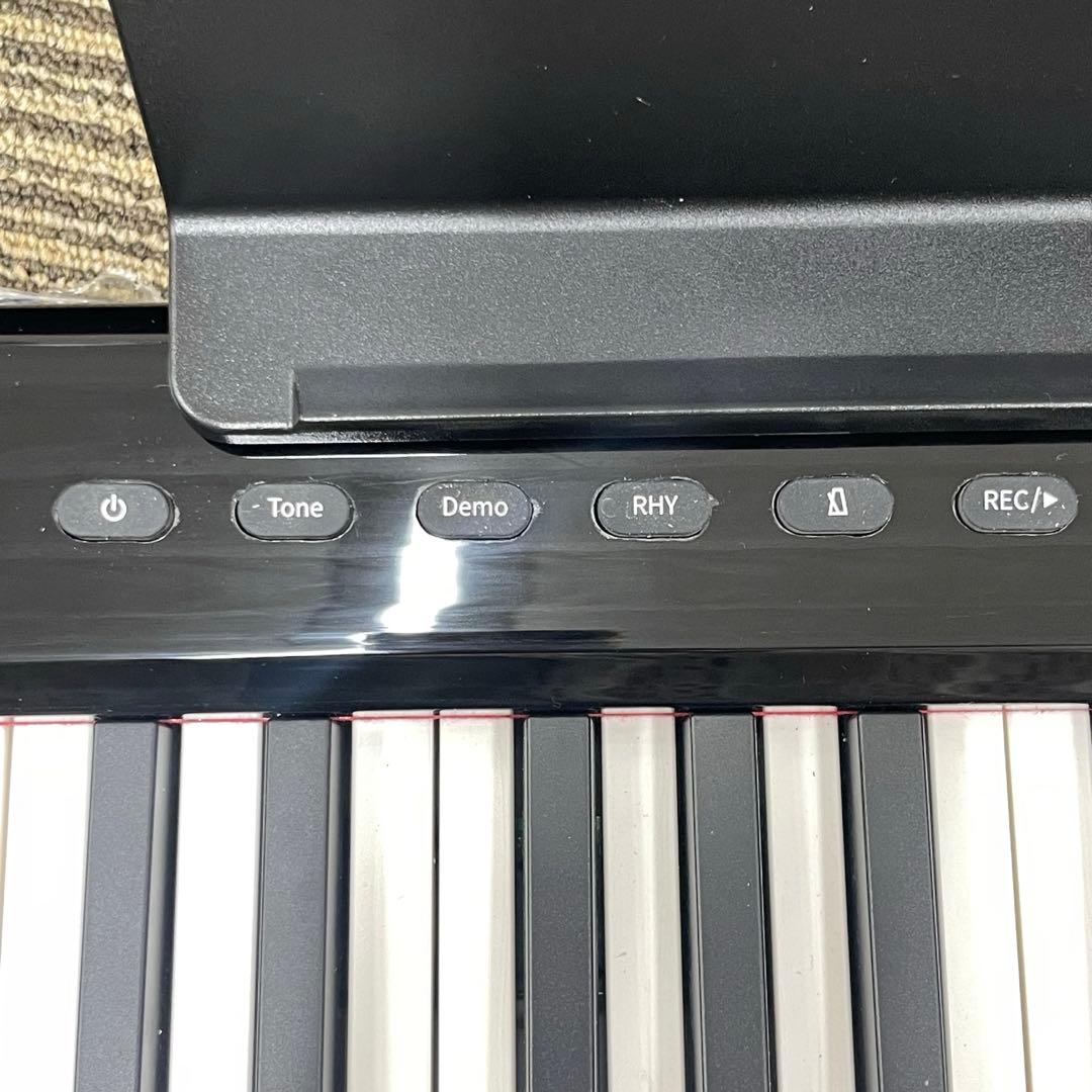 新品◆電子ピアノ 88鍵盤 折り畳み 多機能 黒 電子キーボード 充電式