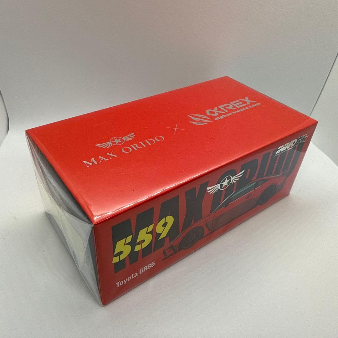 inno64 1/64トヨタ GR86 MAX ORIDO red 織戸学
