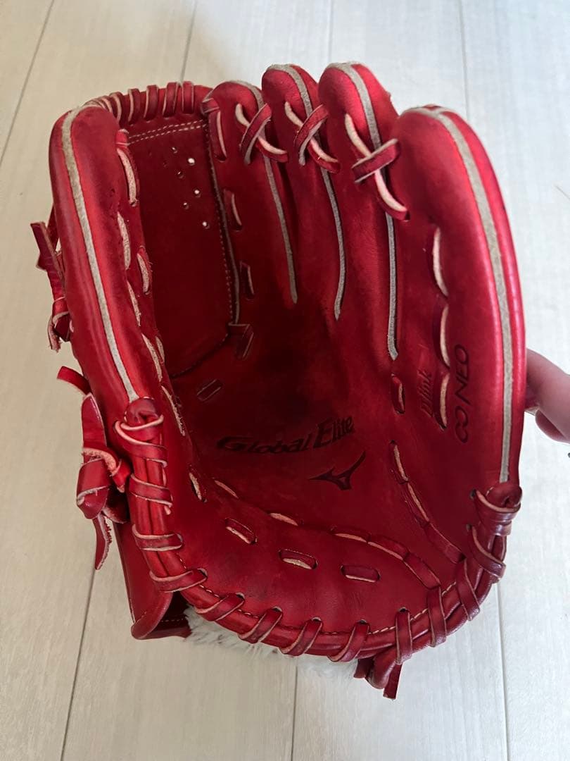 ミズノ Global Elite G-ONE レッド 軟式グローブ