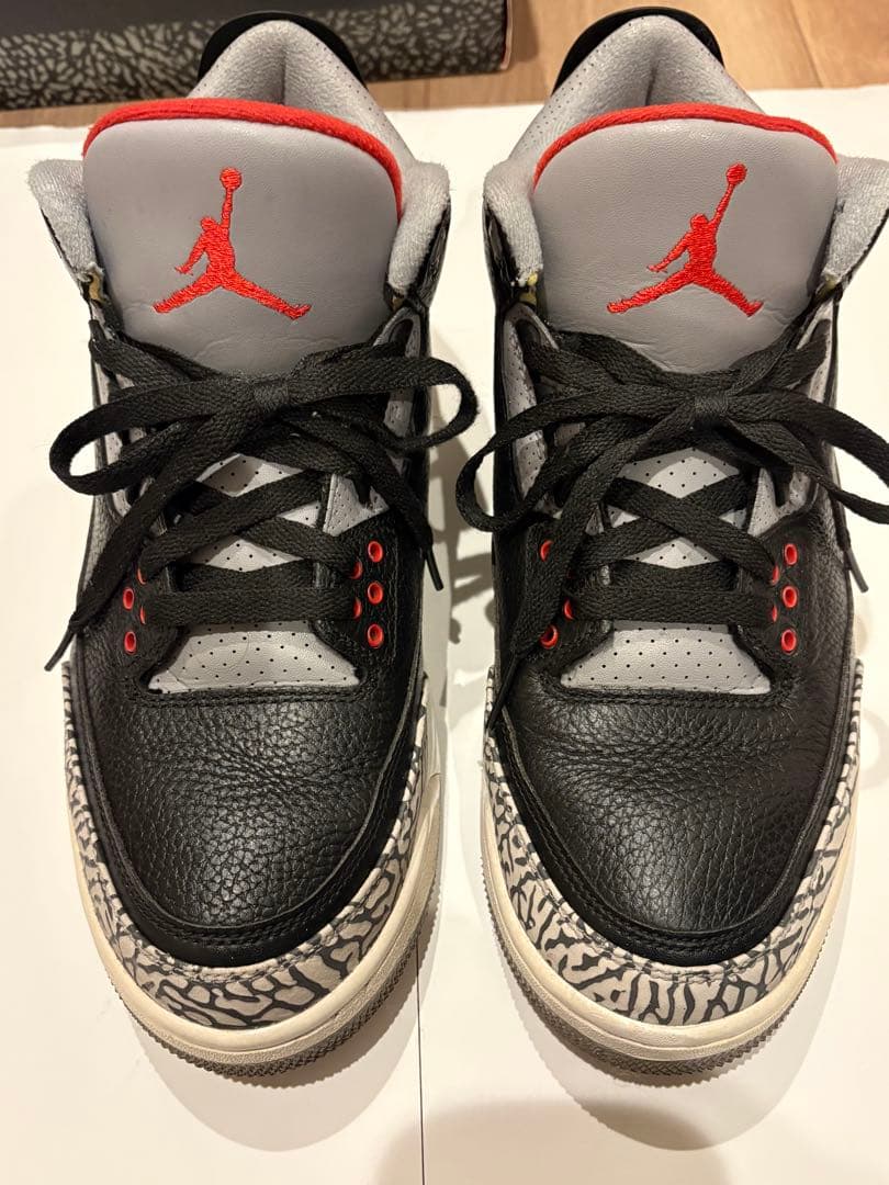 シューズ(男性用) JORDAN 3 RETRO OG 28cm 2017 BLACK / RED
