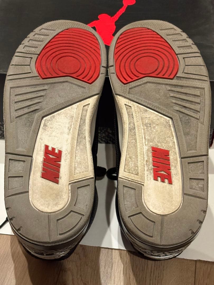 シューズ(男性用) JORDAN 3 RETRO OG 28cm 2017 BLACK / RED