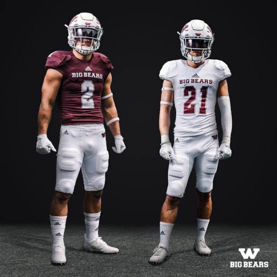 adidas×早稲田“BIG BEARS“チームトレーニング用ロンT Sサイズ
