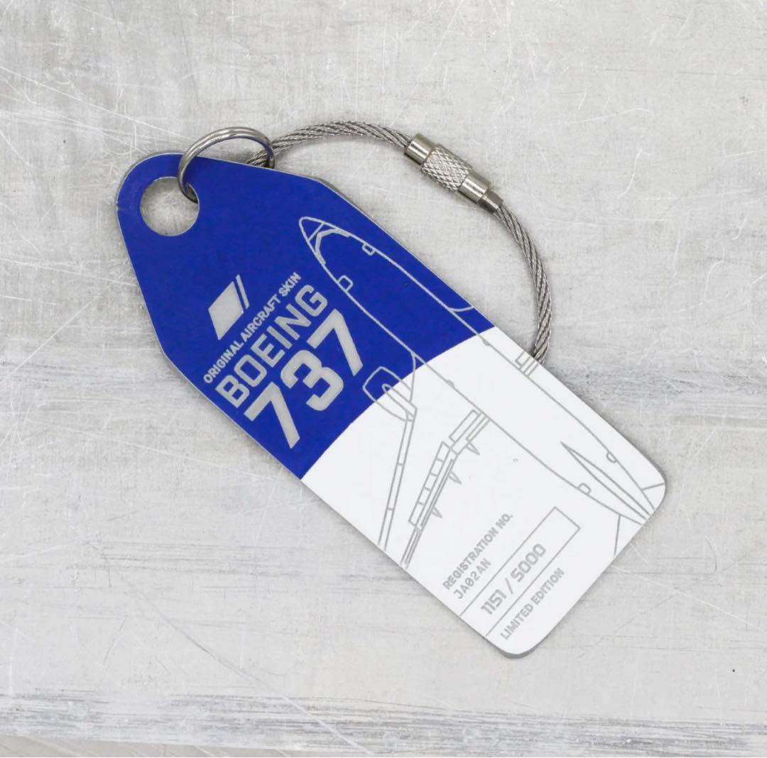 公式宣伝画像（本物） ANA Aviationtag JA02AN 完璧な色合い