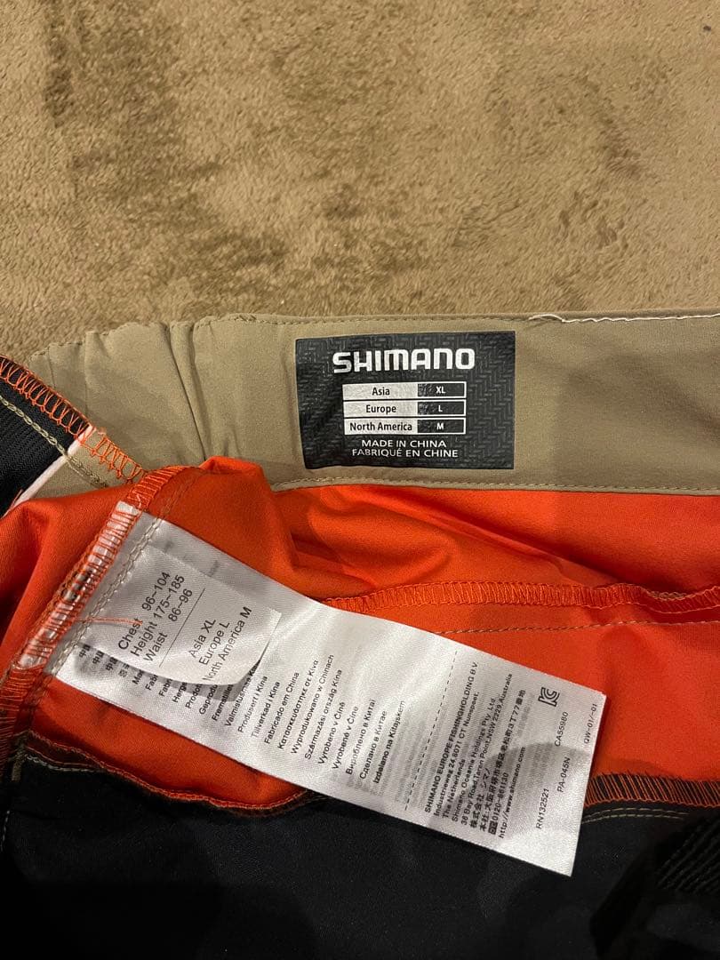 シマノ防風ストレッチパンツ XL 美品
