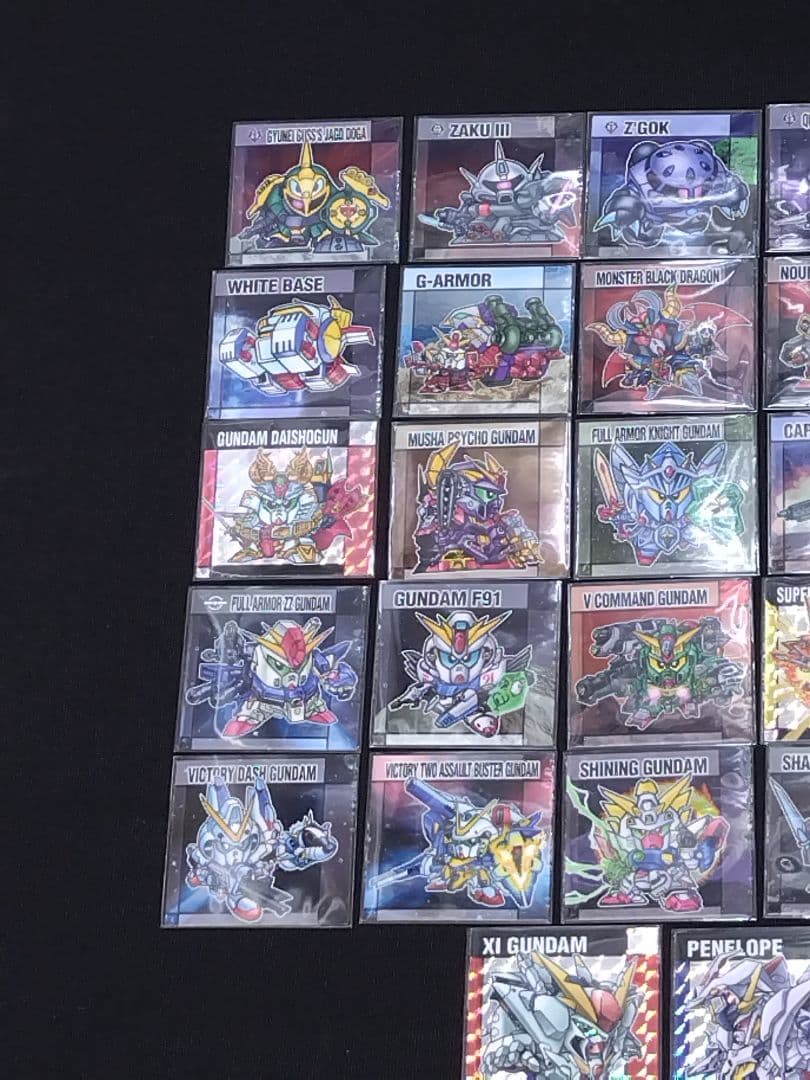 元祖SDガンダムスナックⅡ 全33種類　(スリーブ付)　フルコンプ