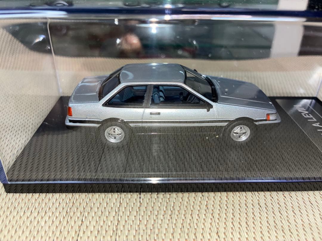 ハイストーリー 1/43 カローラレビン2D GT APEX(シルバー)