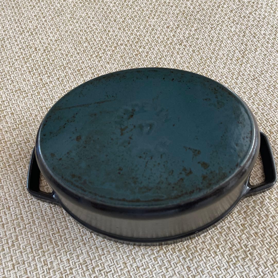 staubピコ・ココット 17 cmオーバル ブラック