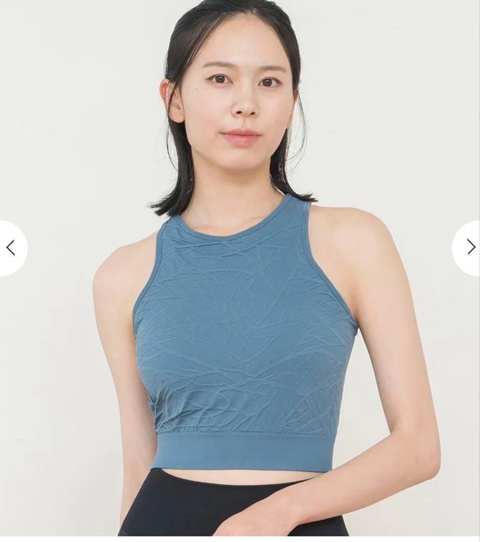 【SUKALA】【美品】ジオメトリックアクティブブラトップ M size