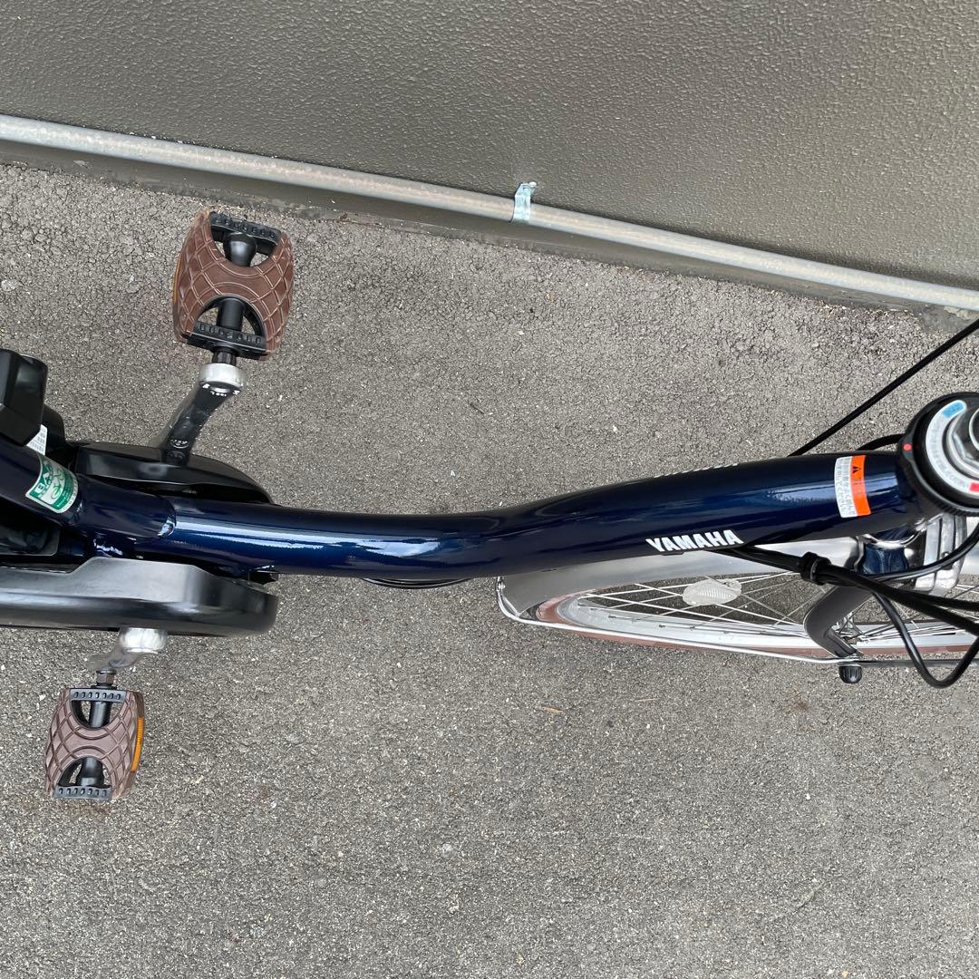 ヤマハ電動アシスト自転車24インチ バッテリー12.3Ahブルー