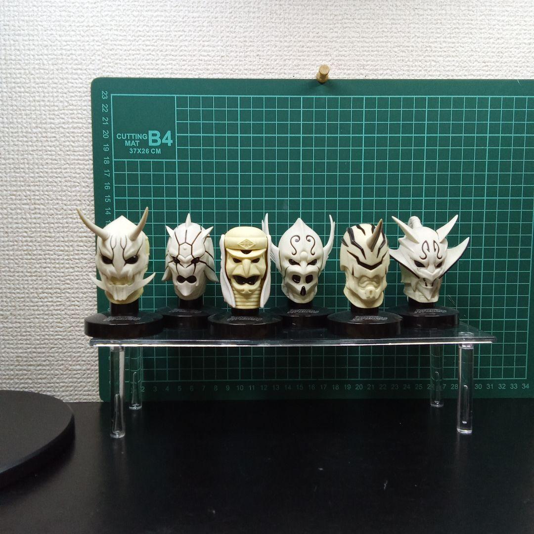仮面ライダー 頭部フィギュア 6体セット