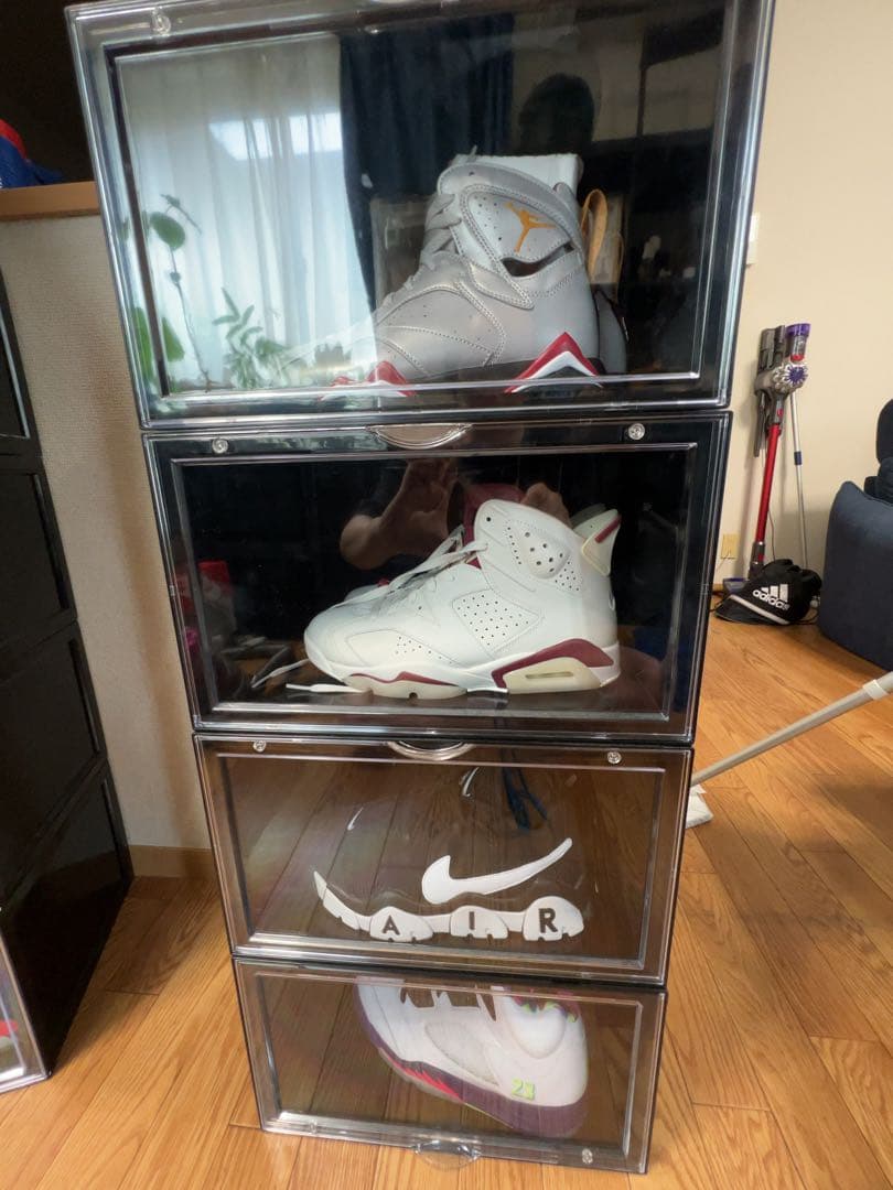 正規品Nike Air Jordan 6 ホワイト/バーガンディ