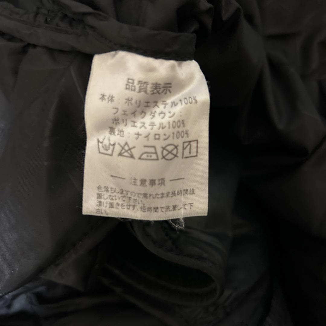 ATHLETA フード付き ブラックベンチコート140