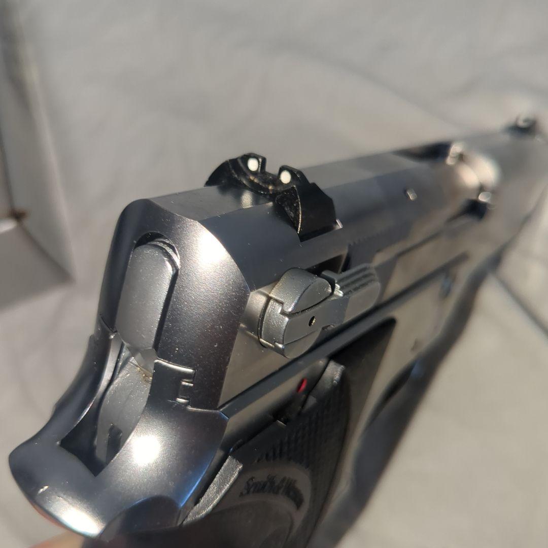 WA製 S&W M6906 ステンレスシルバーモデル 固定スライドガスガン