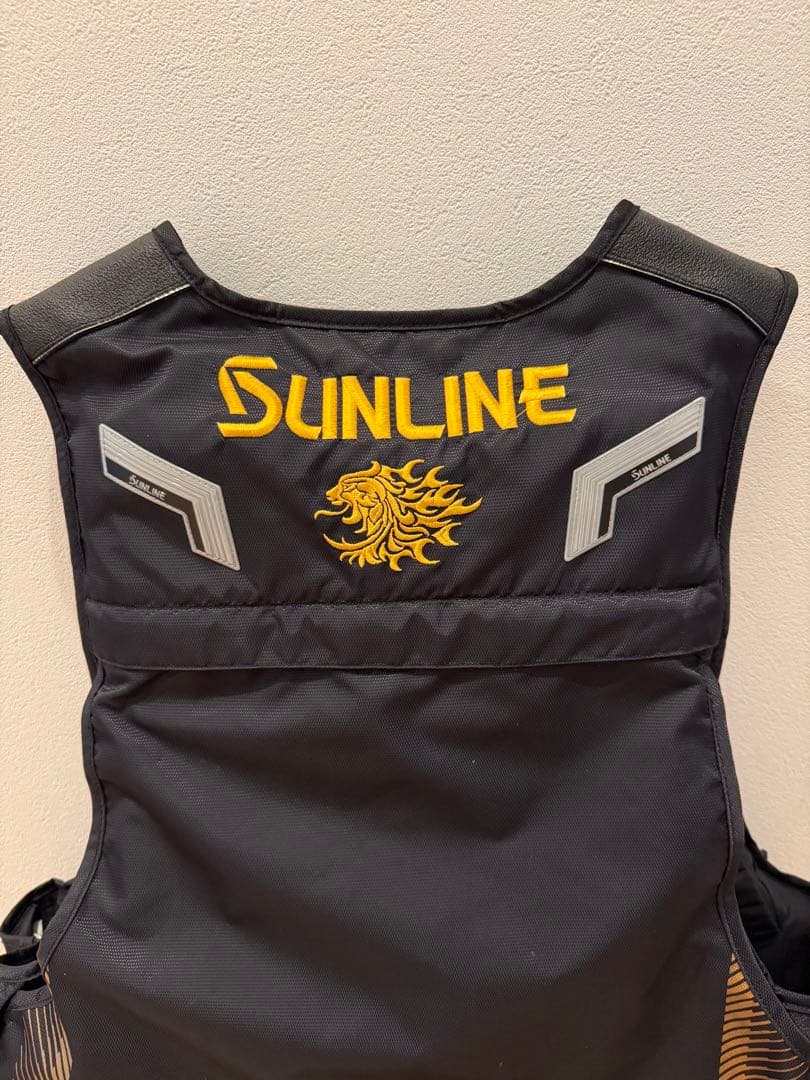 SUNLINE フィッシング用ライフジャケット ブラック