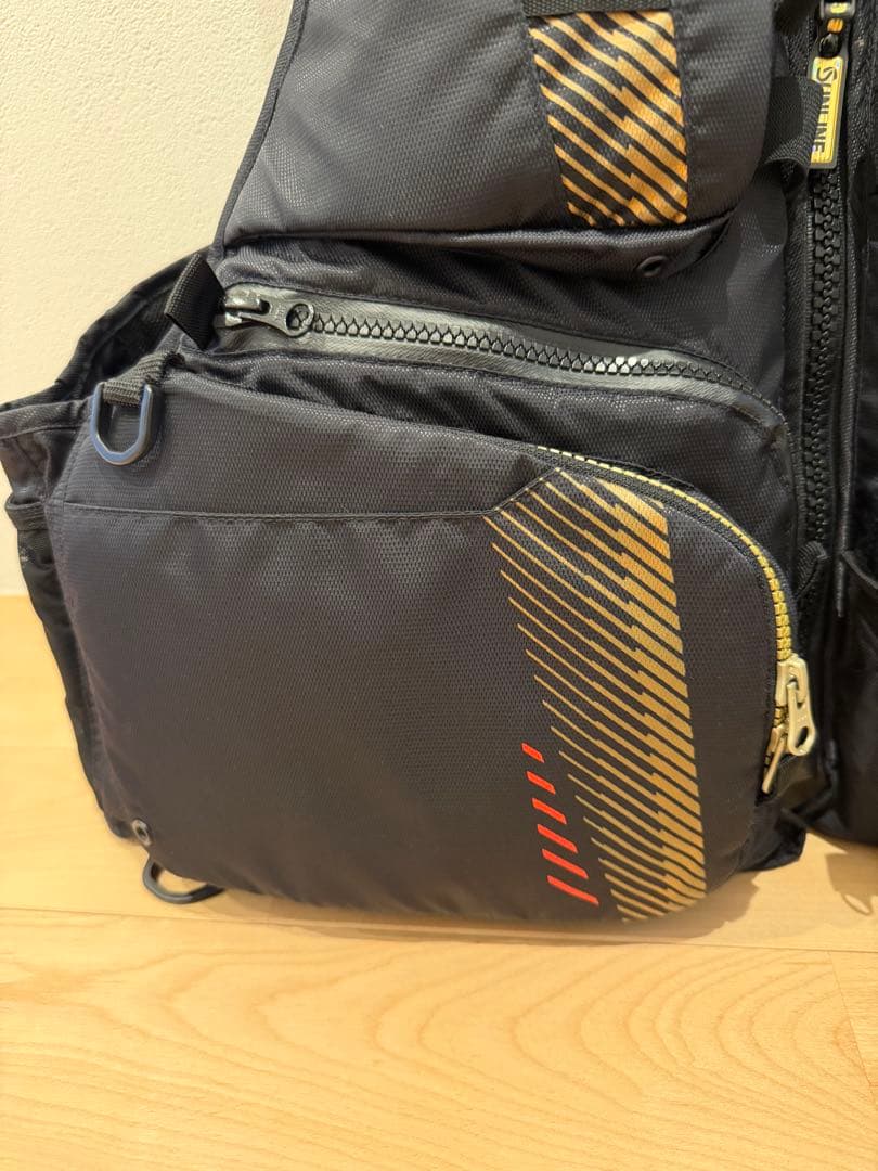SUNLINE フィッシング用ライフジャケット ブラック