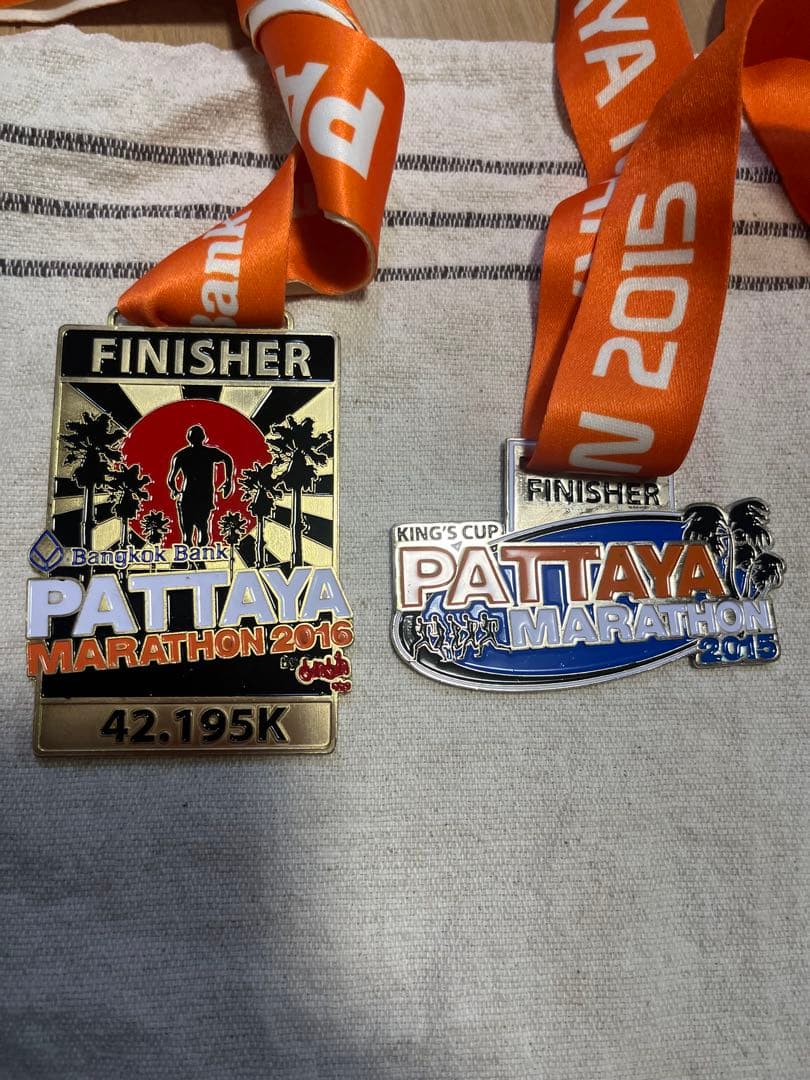 海外マラソン　メダル　完走thaiタイ泰Finisher/Marathon