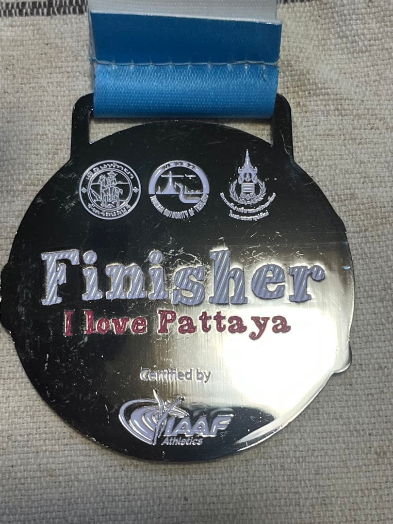 海外マラソン　メダル　完走thaiタイ泰Finisher/Marathon