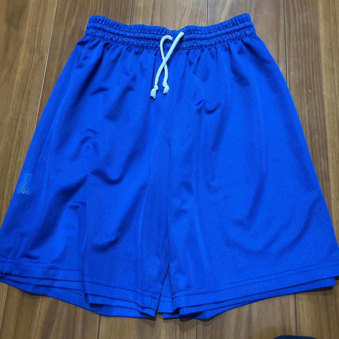 ハーツ　指定バスケットボールパンツ M 青