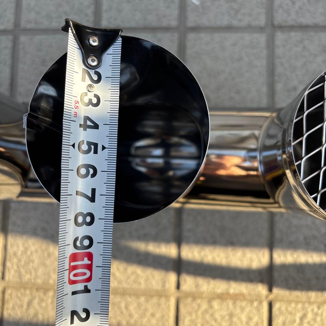 未使用　ステンレス煙突 Hトップ80φ