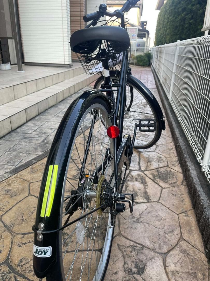 シティサイクル ブラック 26インチ バスケット付き