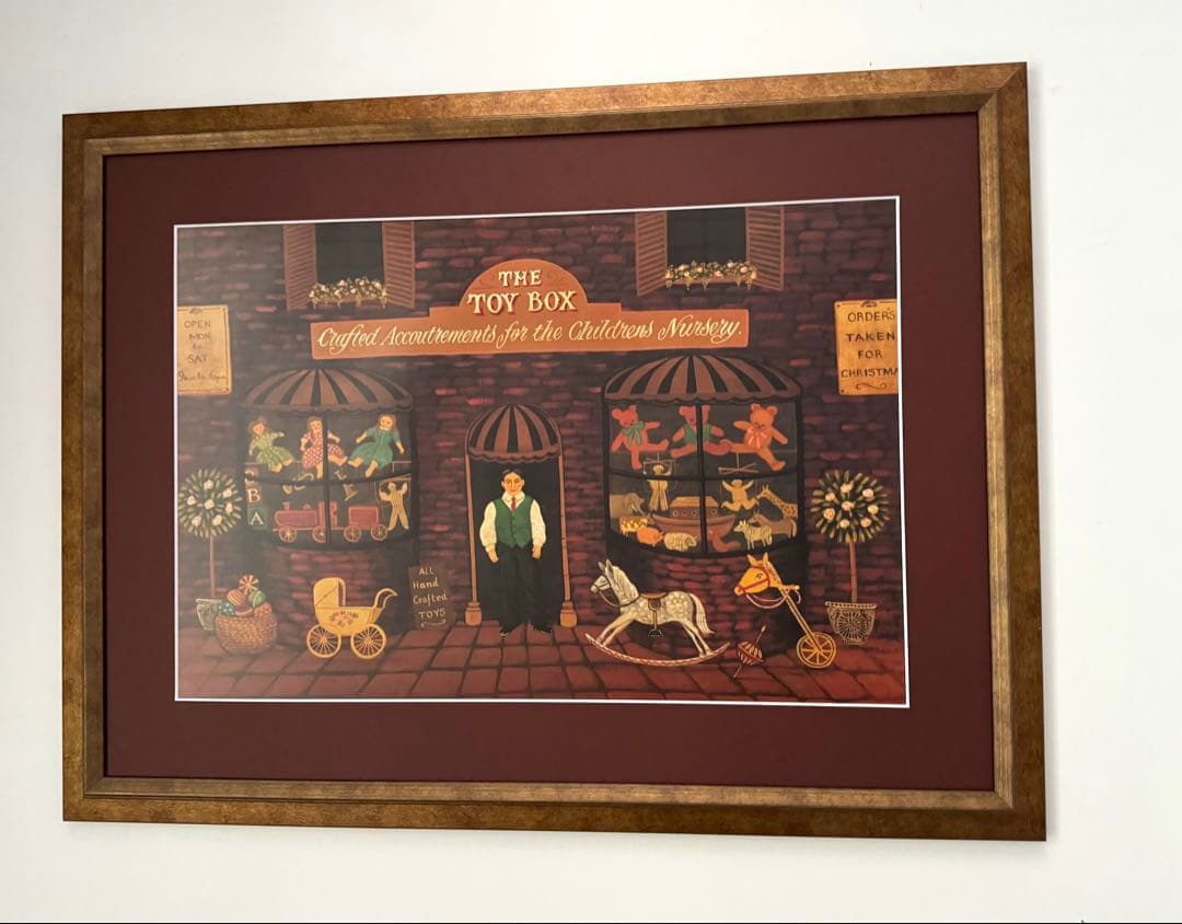 アンティーク おもちゃ屋 レトロ ポスター （大） 絵画 （A） インテリア