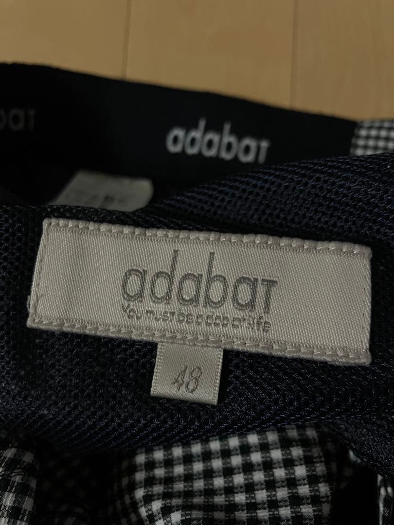 adabat 長袖ポロシャツ　ハーフパンツ　2点セット