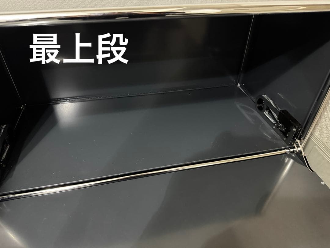 【最終価格】USMハラー キャビネット 3段ドロップダウンドア　アントラサイト