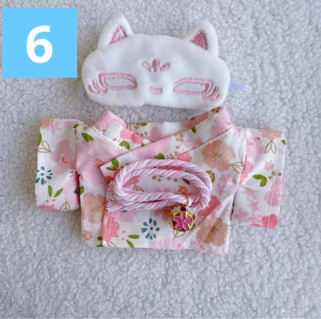 ラブブ用和風着せ替え服セット 6点見本用です。