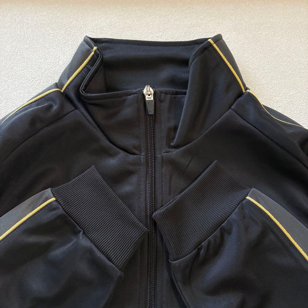 美品✨ NIKE ナイキ ジャージ 上下セット 黒 ゴールドM トレーニング