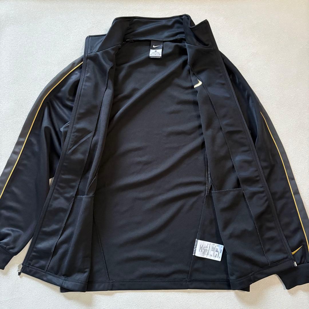 美品✨ NIKE ナイキ ジャージ 上下セット 黒 ゴールドM トレーニング