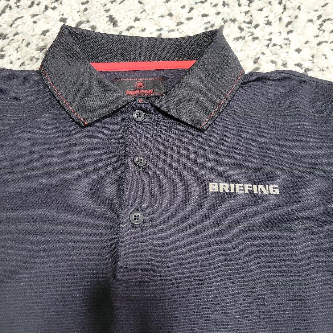 BRIEFING ブリーフィング　ネイビー ポロシャツ　メンズゴルフウェア
