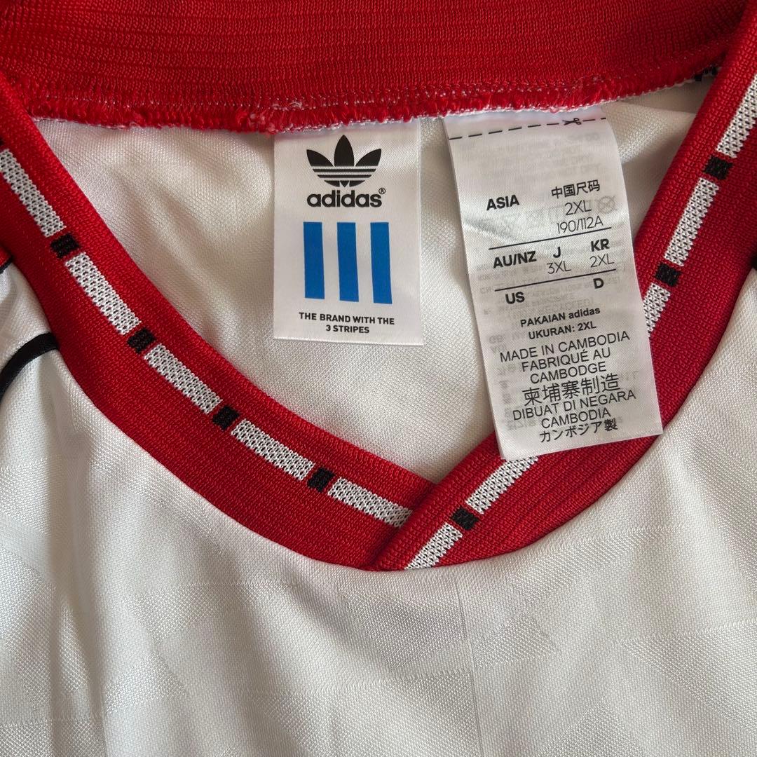 【2/1まで】adidas マンチェスター・ユナイテッド 長袖　ユニフォーム　白
