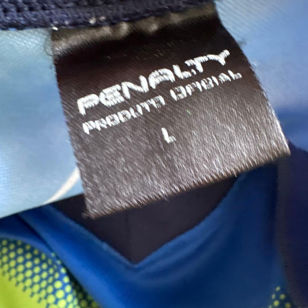 PENALTY 青 ストライプデザイン Lサイズ シャツ