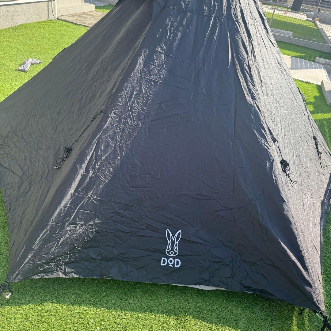 DOD ワンポールテントS ブラック 美品