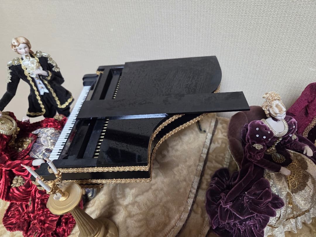 Ribbon Chic リボンシック ドールクロック人形 ヨーロッパ 舞踏会