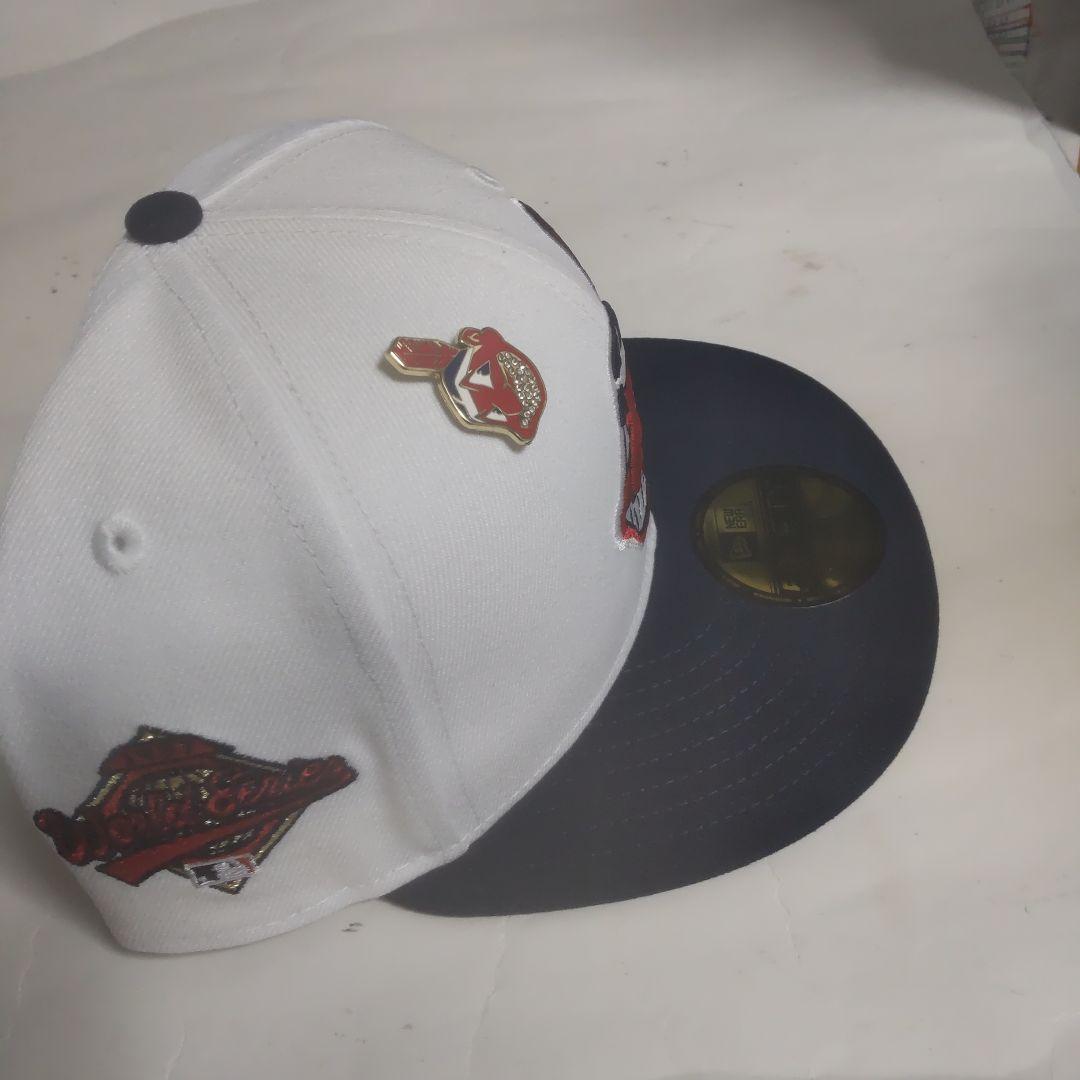 New Era 59FIFTY インディアンズキャップ 7 3/8ボディ白