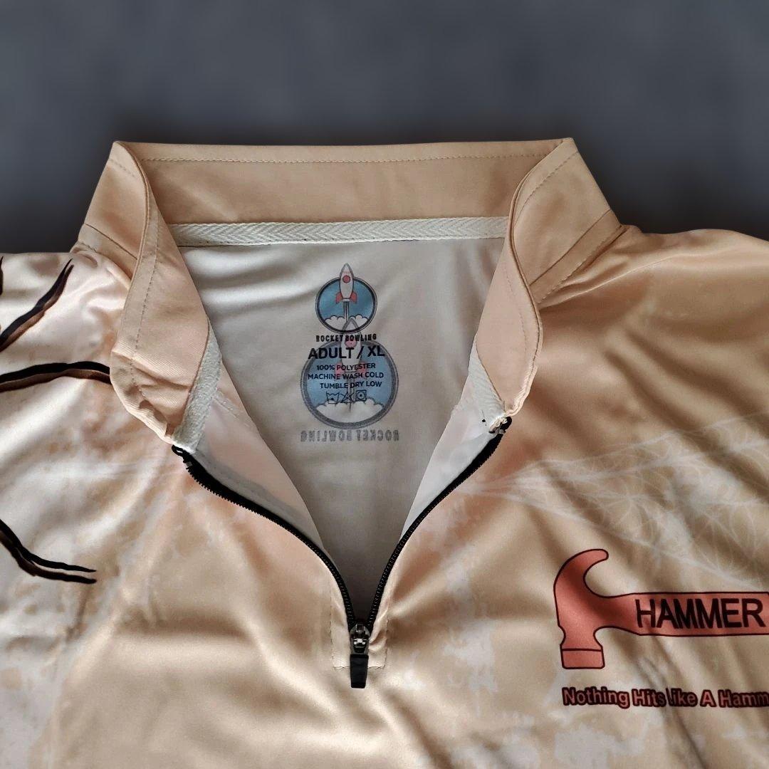 ✨新品✨ボウリングウェア　【2XL】　ブラックウィドー　オレンジ　大きめ