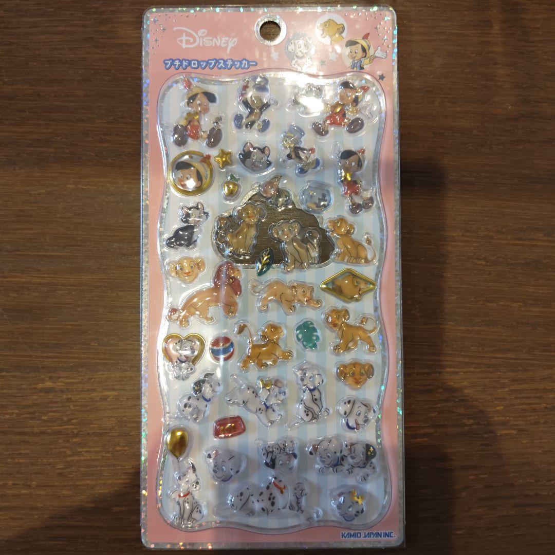 プチドロップステッカー Disneyキャラクターセット【A】