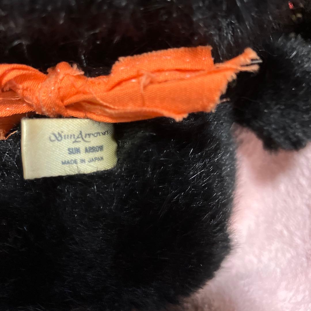 昭和レトロ　人形　ぬいぐるみ　ニャンコフ　猫　黒猫　指しゃぶり　モンチッチ　レア